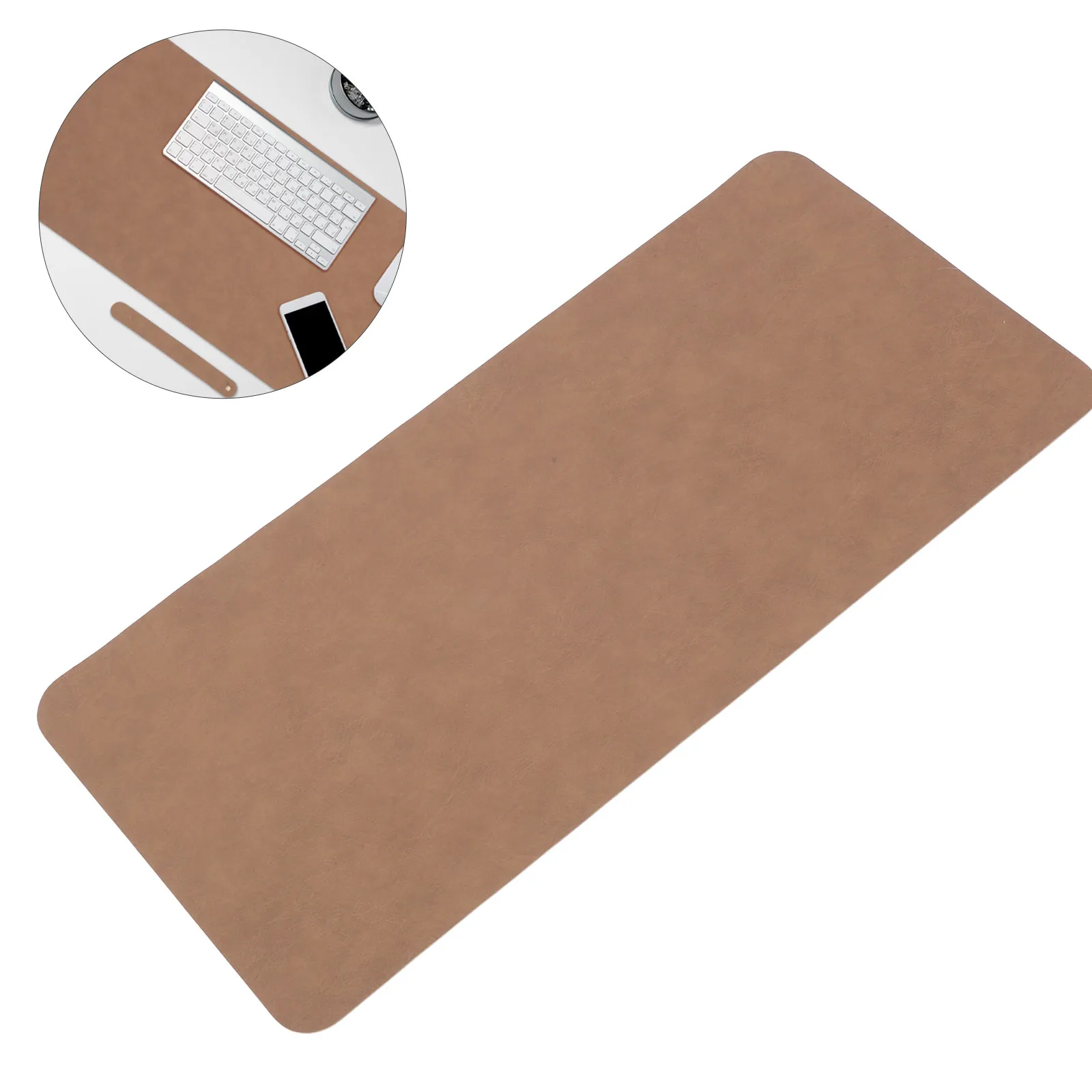 Large Dual-Sided Desk Mat for Office Computer Writing and Gaming Extra Large Stain Resistant Waterproof Scratch