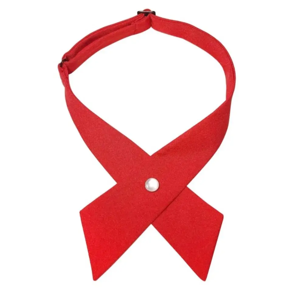 High Quality Removable Cross Bowtie JK Uniform Decor Polyester Cross Bow Ties Apparel Accessories Neck Collar
