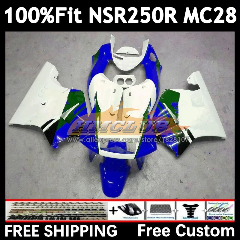 Injection For HONDA MC28 NSR250R 94 95 96 97 99 95No.152 NSR 250 250R NSR250 R white blue 1994 1995 1996 1997 1998 1999 Fairing