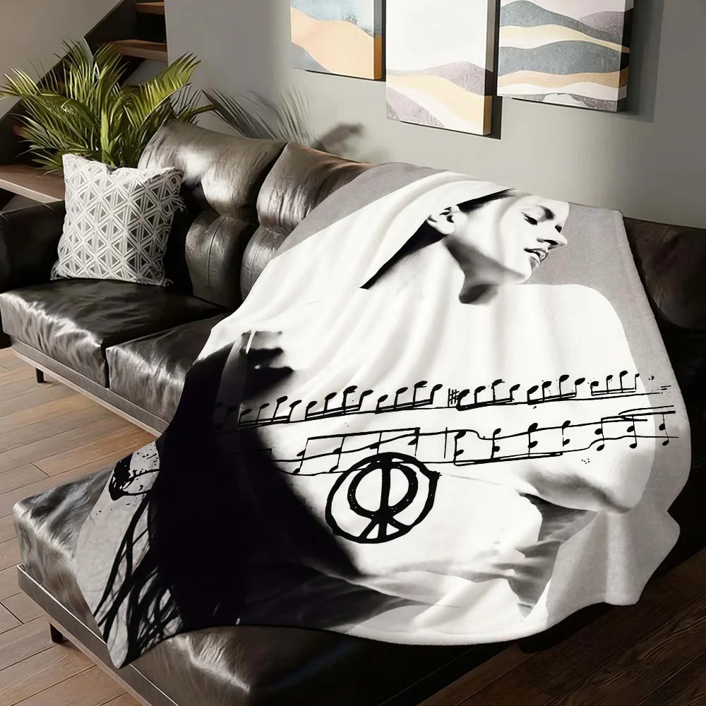 

Spanish singer R-Rosalia L-Lux Blanket For Sofa Office Bed Plane Travel Sleep Read Relax Camping Soft And Warm