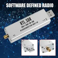 0.1MHz-1.7GHz TCXO RTL SDR Receiver R820t2 USB RTL-SDR Dongle with 0.5ppm TCXO SMA MJZSEE A300U Tester