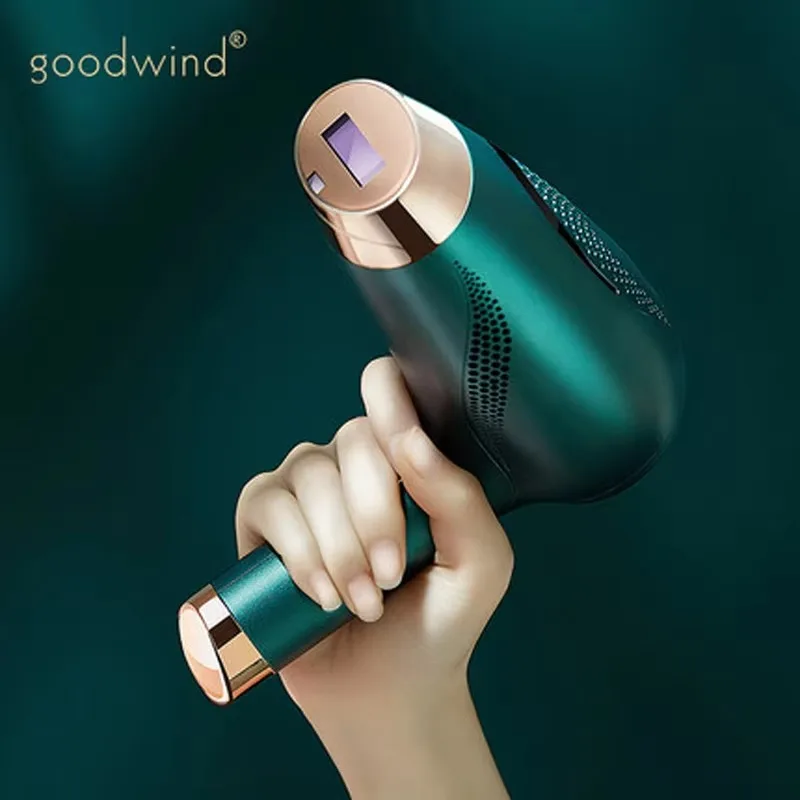 Portable Sapphire Ice‑Cooling IPL Hair Removal Device Handheld Household Intense Pulsed Light Body Facial Beauty Instrument