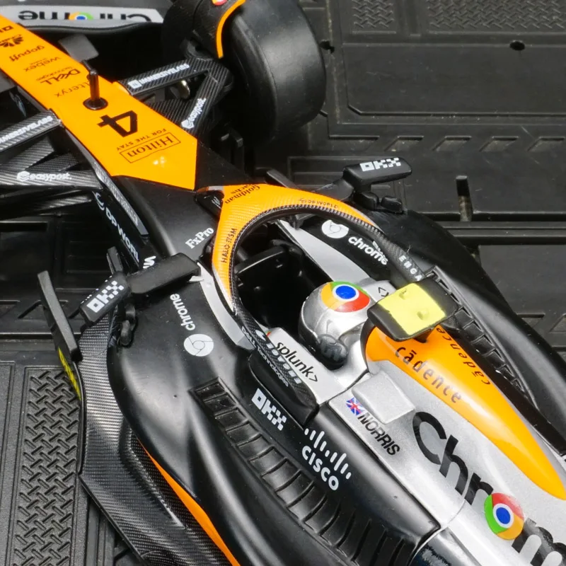 CCA 1:24 McLaren MCL60 Brytyjski Model Samochodu Wyścigowego F1 z Wyścigów Rajdowych, Wykonany ze Stopu Metali, Idealny do Kolekcjonowania i Może Być Prezentem dla Dzieci