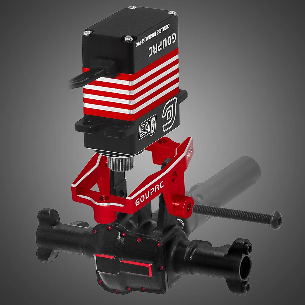 

Цифровой микросервопривод RC 9 кг с кронштейном для крепления сервопривода и металлическим сервоприводом для сервопривода TRX4M 1/18, детали для обновления радиоуправляемого автомобиля