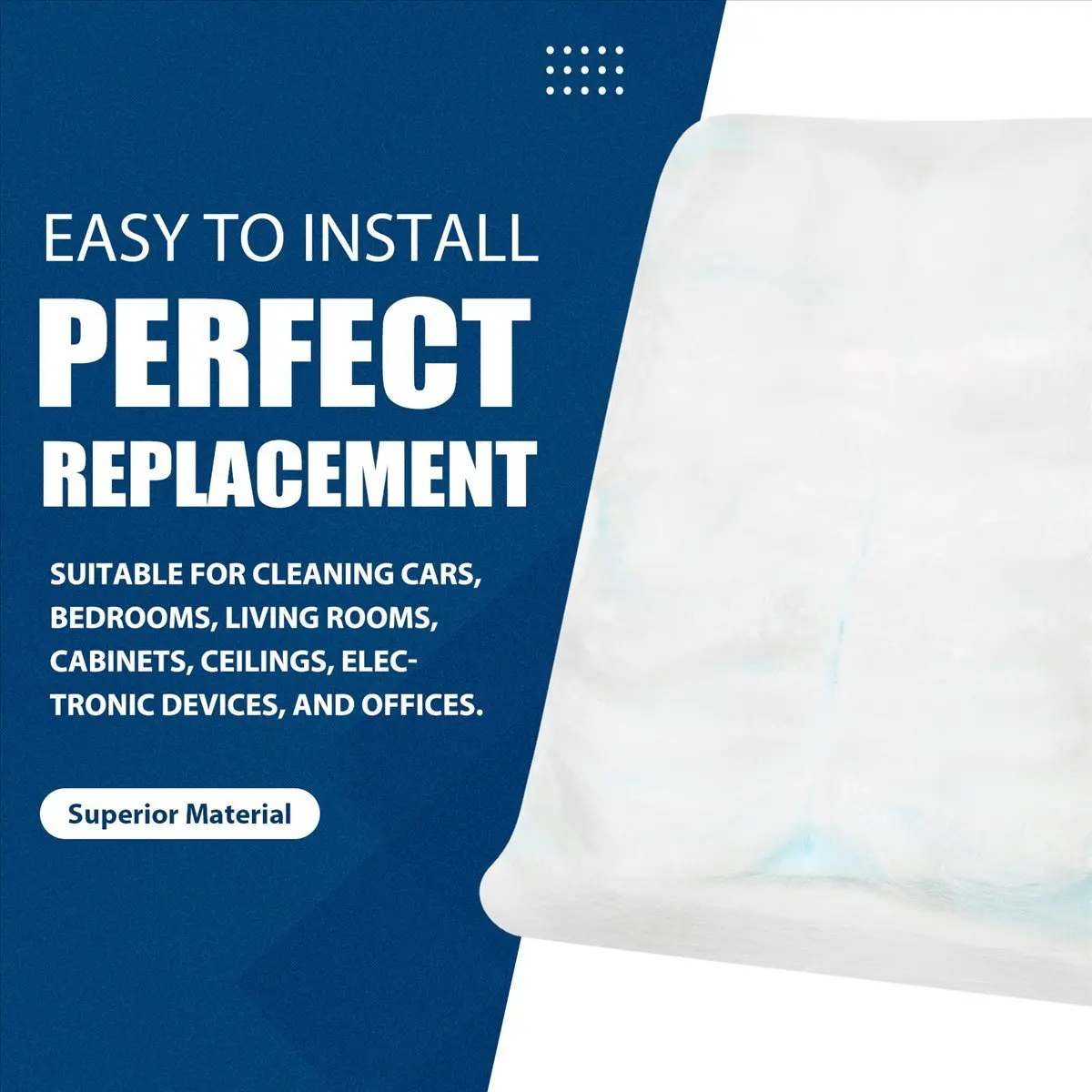 

(ABUB) 40 сменных насадок для швабры, одноразовые сменные насадки, совместимые с Swiffer Duster