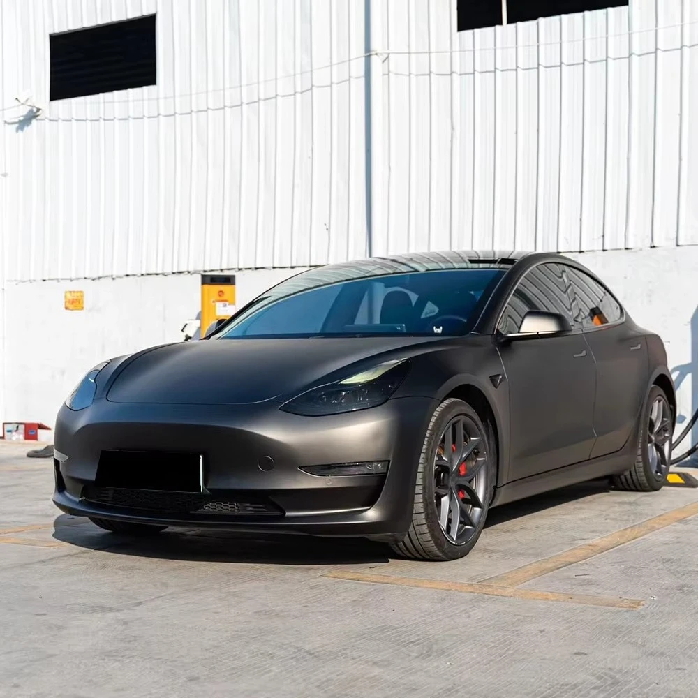 WRAPMASTER 1.52*15m TPU Matte Black Color Changing Body Paint Protection Film No Yellowing PPF Vehicle Wrapping Film