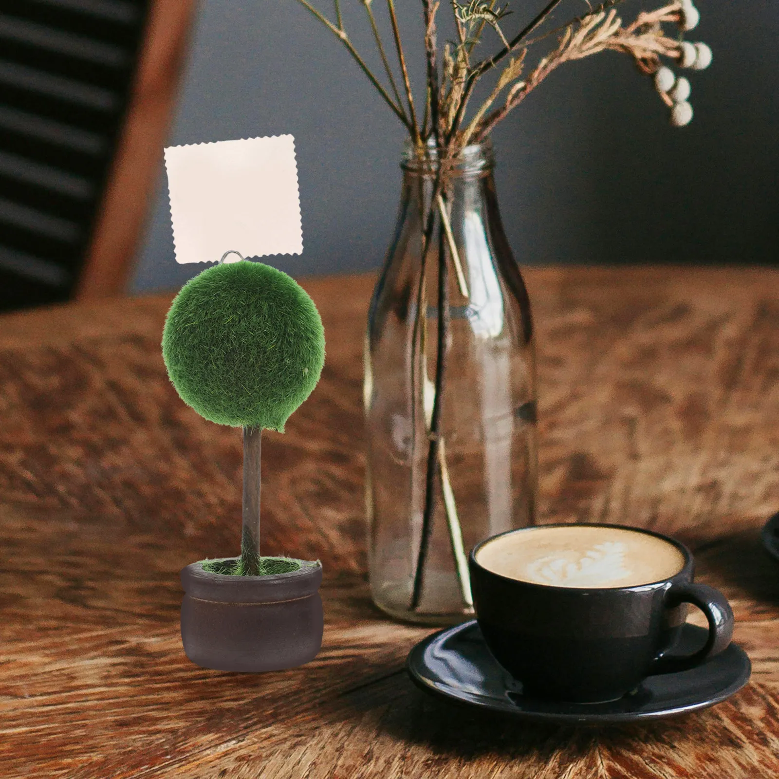 Place Card Holder - 2Pcs Plants Place Card Holder Table