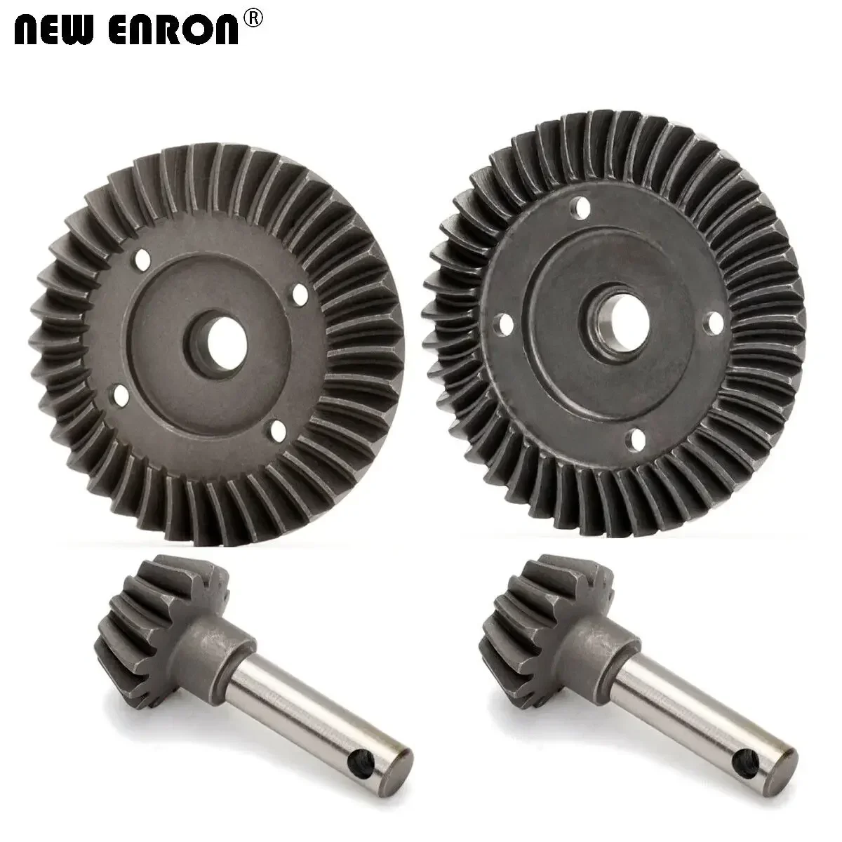 NEW ENRON Steel 38T/13T 43T/13T Heavy Duty Bevel Helical Gear AX30392 For RC 1/10 Axial SCX10 Yeti Wraith AX10 EXO RR10 SMT10