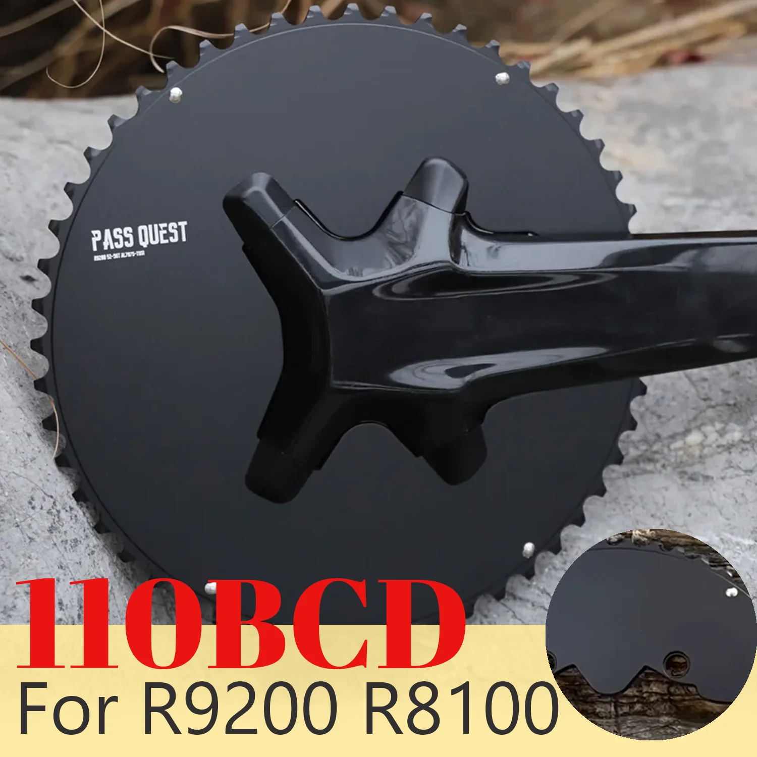 

110 Bcd 4 винта звездочки для Shimano Ultegra R8100 Dura Ace 9200 48 35 50 34 52 36 53 39 54 40 звездочки пластина для шоссейного велосипеда