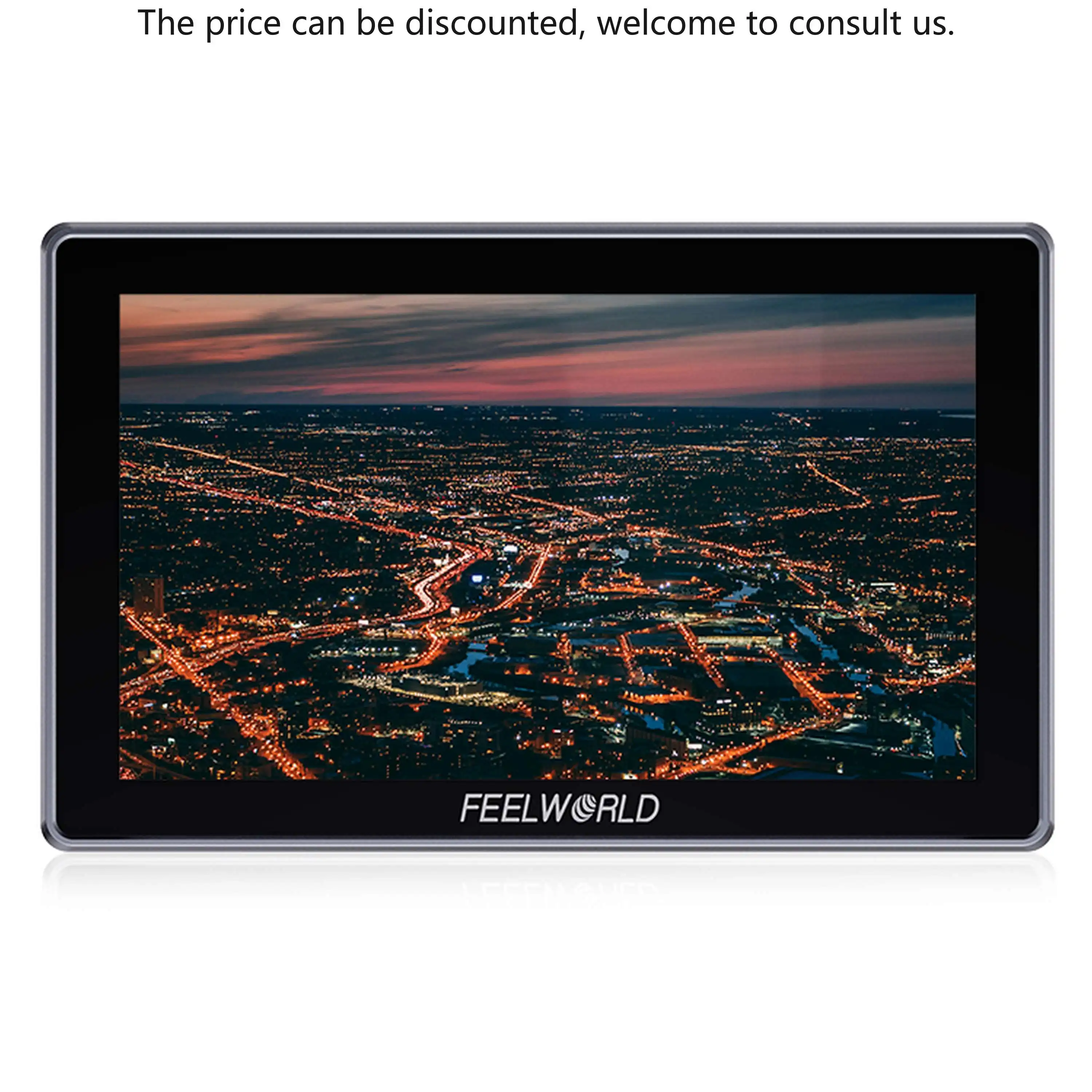 

FEELWORLD H5 5.5inch 12G SDI HDMI 2.0 Dslr Field Monitor Camera Monitor High Brightness 1200nit Aluminum Dslr Field Monitor