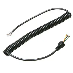 Replacement 6 Pin Microphones Cable Mic Cord Wire For Yaesu FT-1900R FT-2900R Radio Cable For MH-48A6J MH-42B6J Microphone