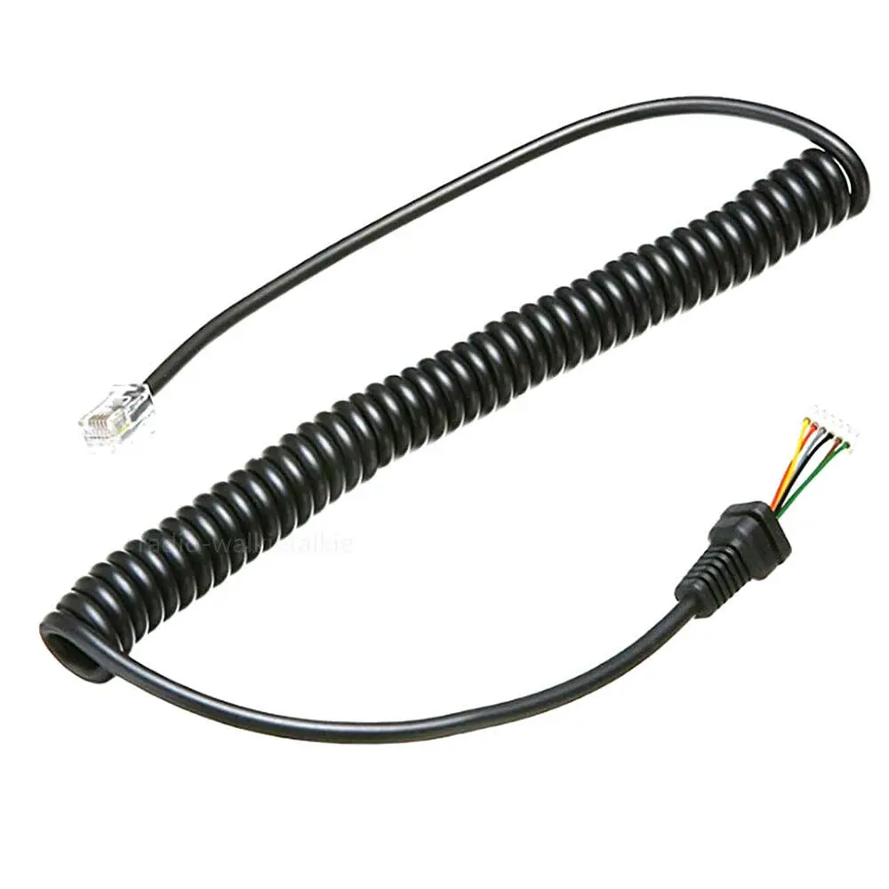 Zamiennik 6-pinowy kabel mikrofonowy przewód mikrofonowy do Yaesu FT-1900R FT-2900R kabel radiowy do mikrofonu MH-48A6J MH-42B6J