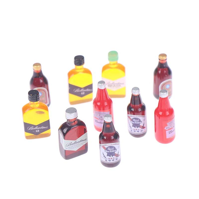 5Pcs 1/12 Dollhouse Miniature Drink Bottles Dolls House Food Accessories image 5