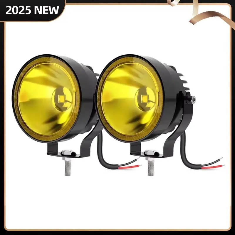 

AMETAL 2Pcs 4 Inch Led Work Light 4X4 Offroad 30W 14000Lm Super Bright White Round Fog Lights For Motorcycle ATV Boat