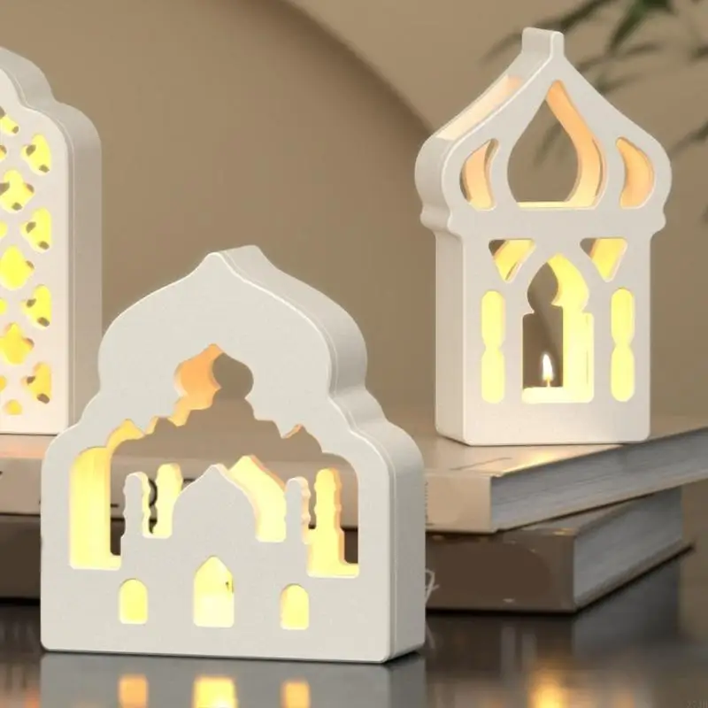  Handcraft Silicone Mould for Assembling Charm Candlelight House Night Lamp