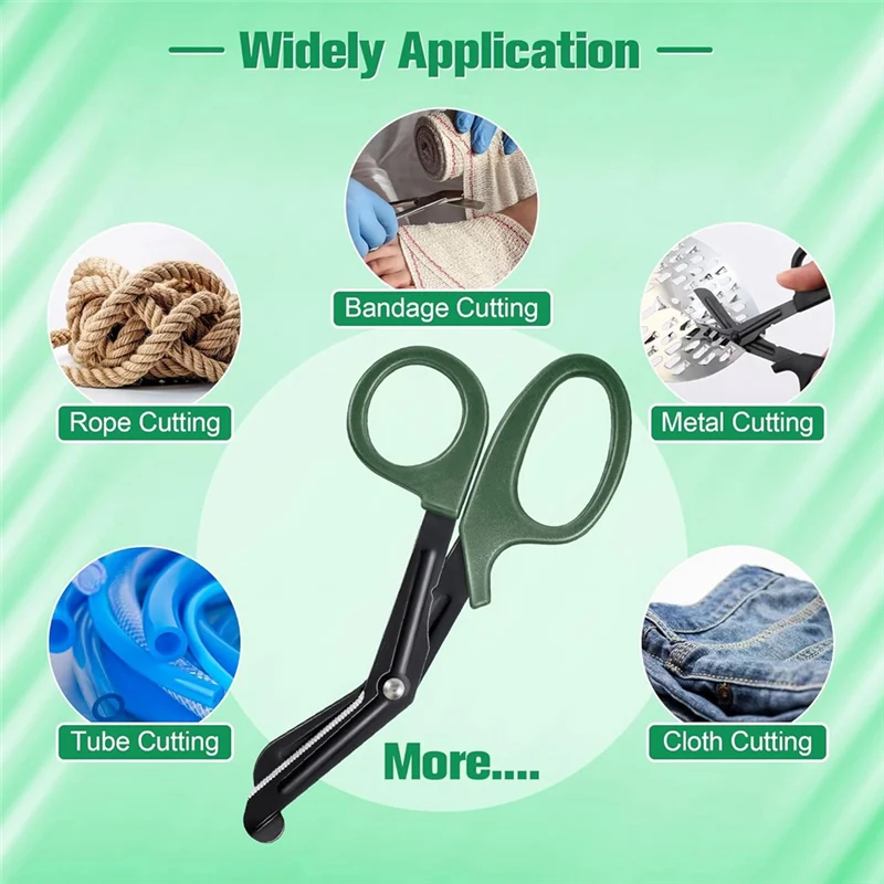 مجموعة أدوات الممرضة، ضوء قلم قابل لإعادة الشحن مع مصادر ضوء LED ومقياس الحدقة، 6 بوصة مع مقص وهايلايتر متين