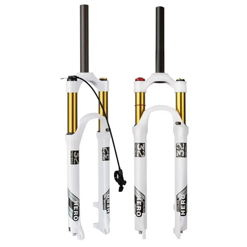26/27.5/29 Inch Ultralight MTB Air Suspension Fork 120mm Travel 9x100mm QR Disc Brake Bike Shock Absorber Front Fork view 5