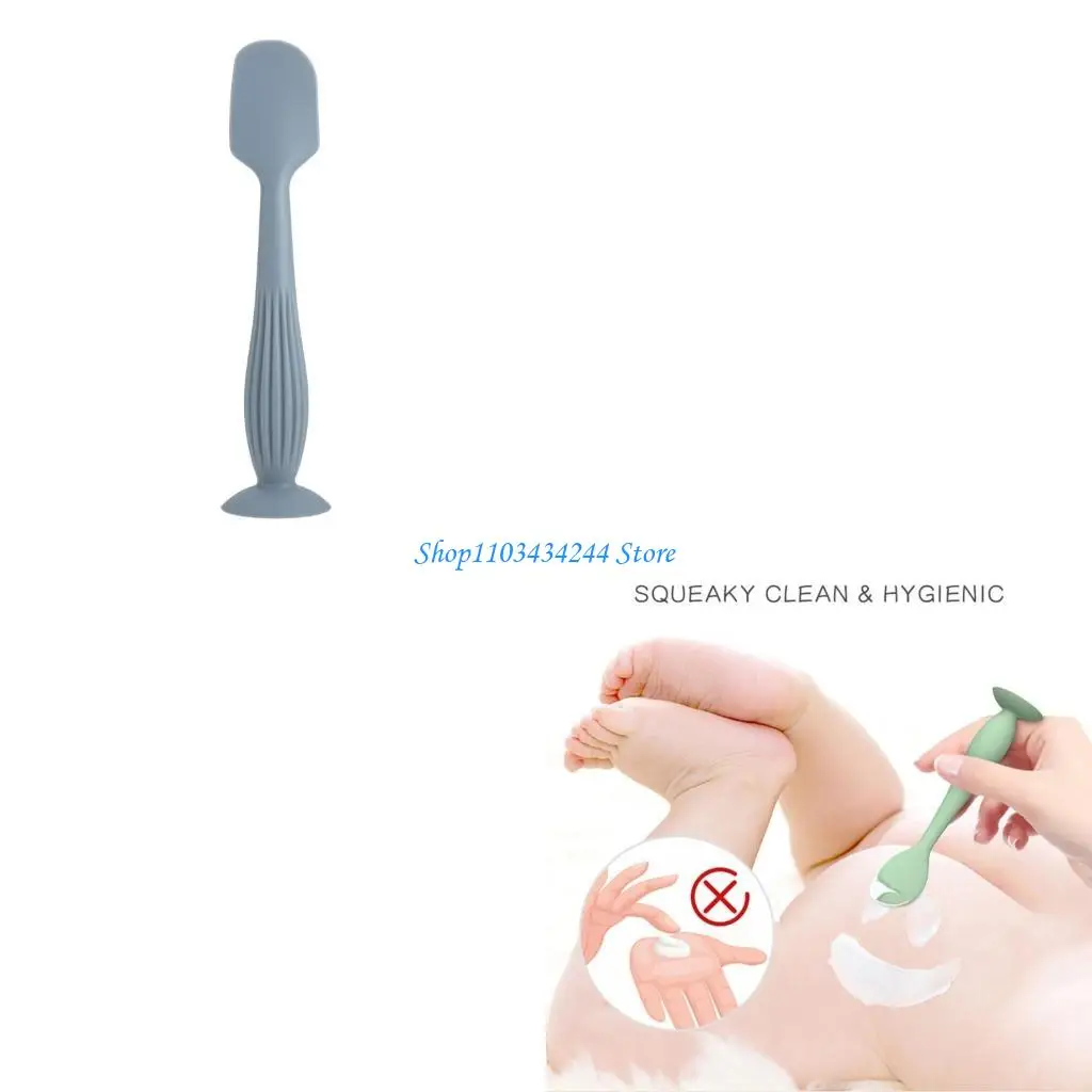 

Силиконовый детский разбрасыватель мази от опрелостей, простой в использовании и чистке, шпатель для крема под подгузник, ложка