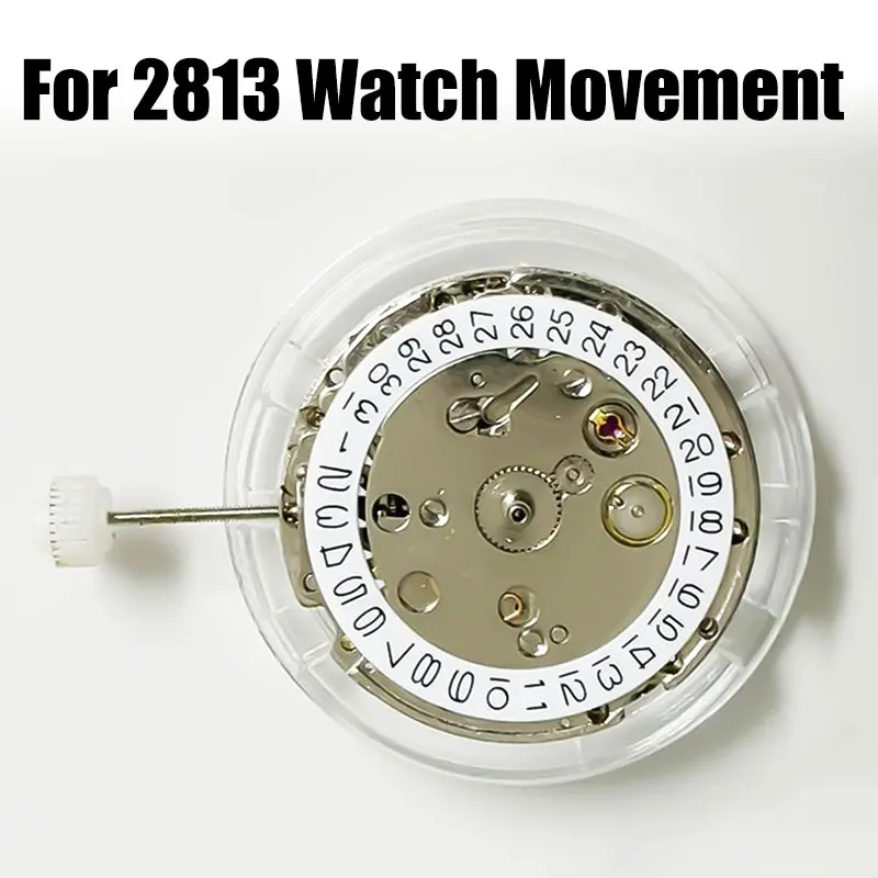 

Для 2813 Механизм часов 3 стрелки с одним календарем Автоматический механический механизм для 2813 Механизм/DG2813 Инструменты для ремонта часов