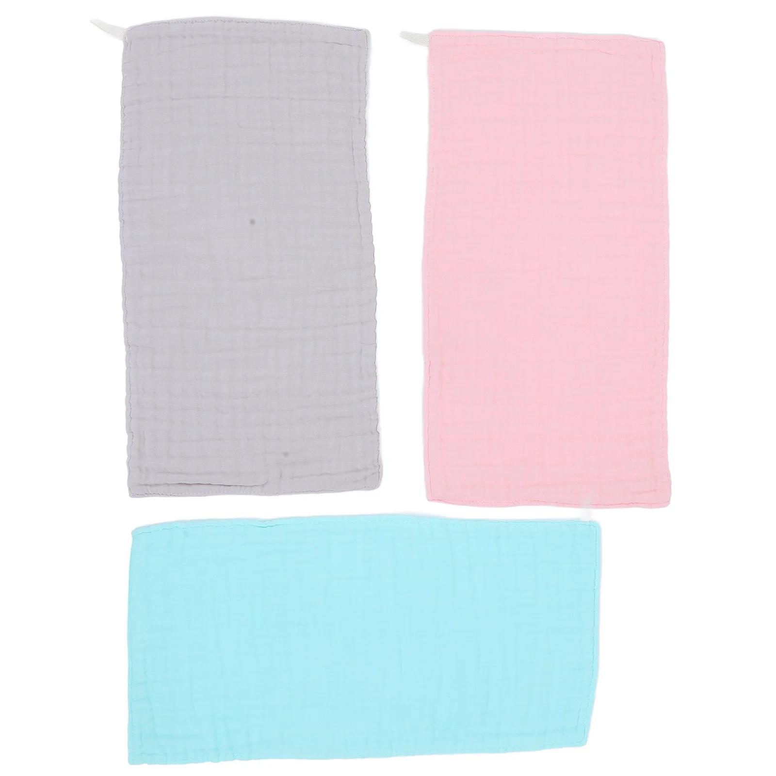 3Pcs Cotton Newborn Towel Lap Shoulder Drool Cloth Saliva Towel Burp Cloths Safe Comfortable Durable Lightweight