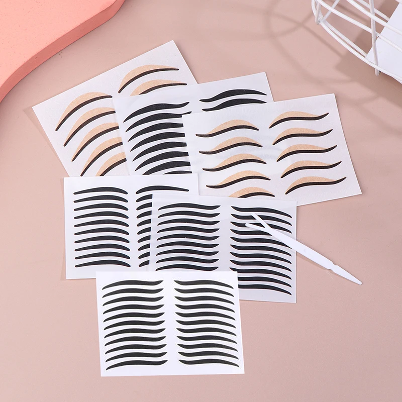 1 Set Black Eyelid Tools Sexy Cat Style Eyes Sticker Eyeliner Tape Beauty Eyeliner Sticker Makeup Tool Smoky Tattoo