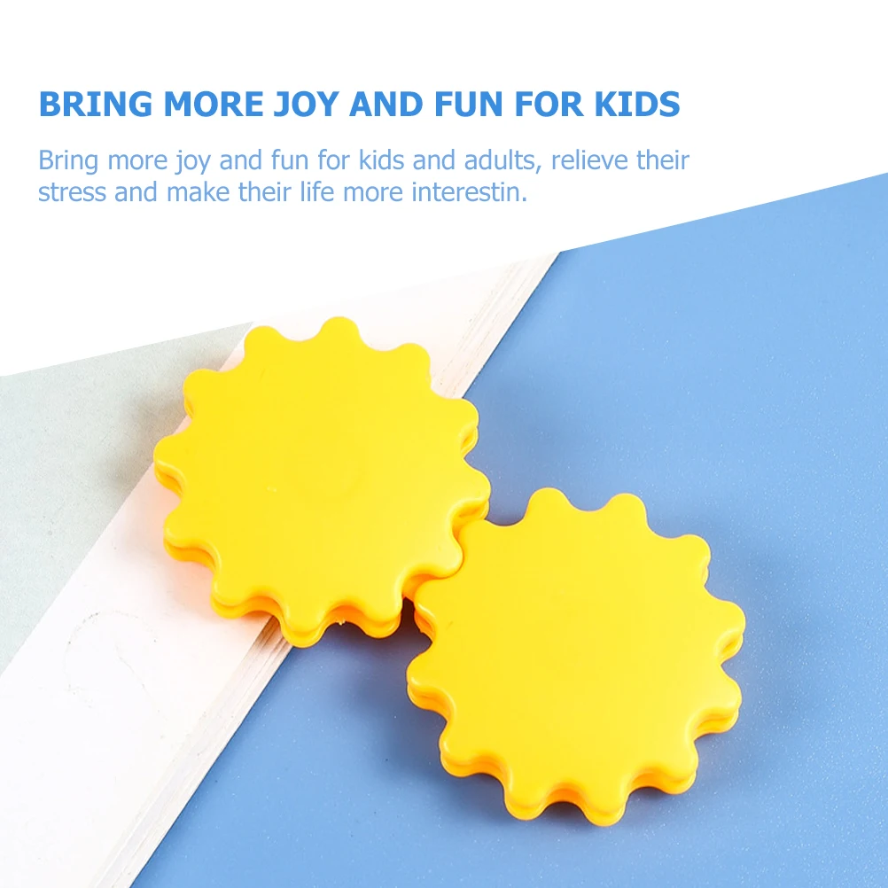 

6 Pcs Stress Relief Toy Unzip Finger Spiral Fidget Toys Bulk Gyro Kids Sensory Funny Cool Child
