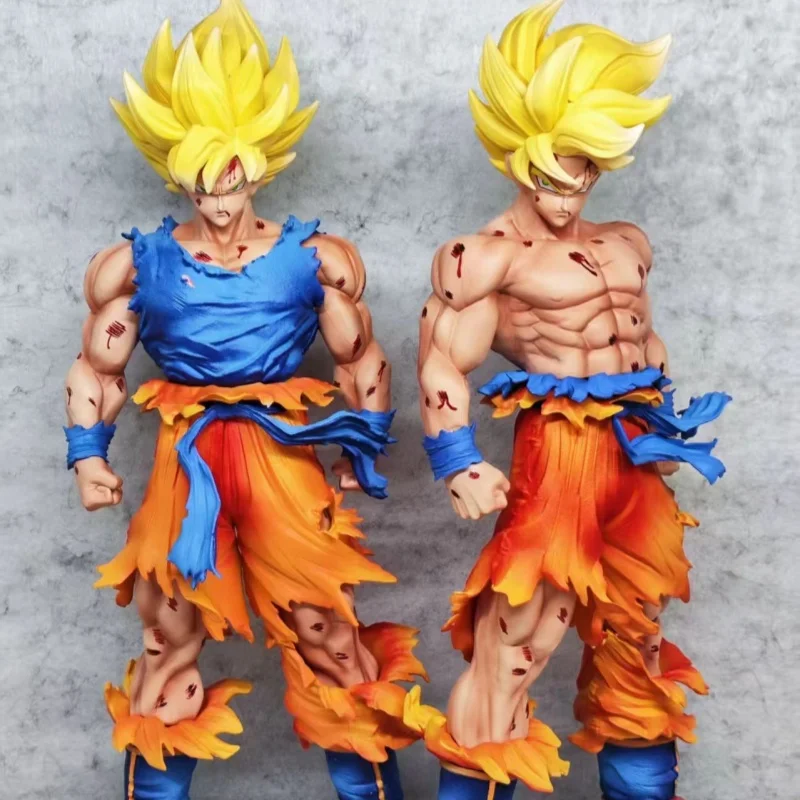 

Spot Dragon Ball Unlimited Sun Wukong Super Saiyan Classic Handheld Anime Model Gift Box Desktop Ornament Boy Gift