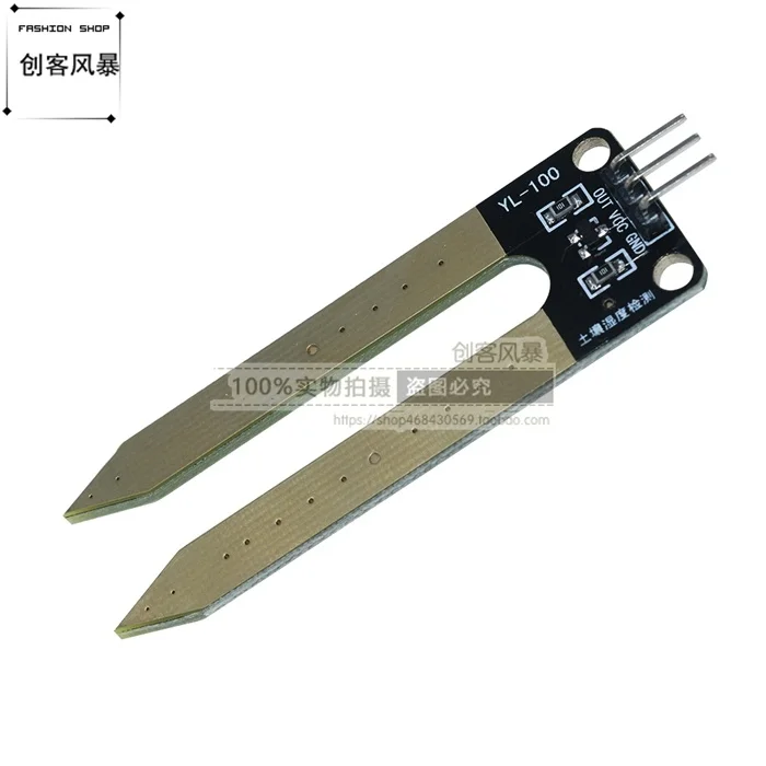 1/5/10tks 3Pin 3-needle Soil Hygrometer Detection Module Soil Moisture Sensor Corrosion Resistance