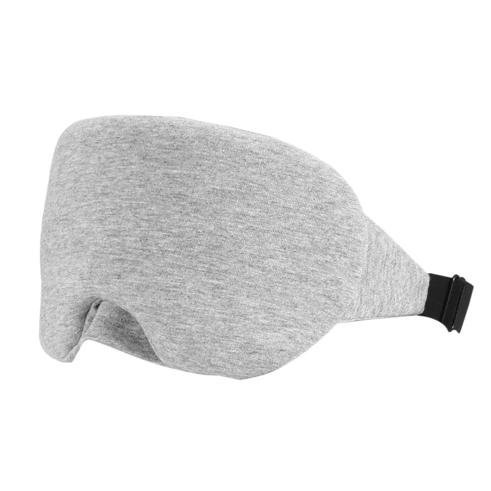 

Durable Cotton Sleep Eye Mask Light Blocking Zero Pressure Sleeping Mask Adjustable Strap Soft Texture Eye Mask Airplane Use