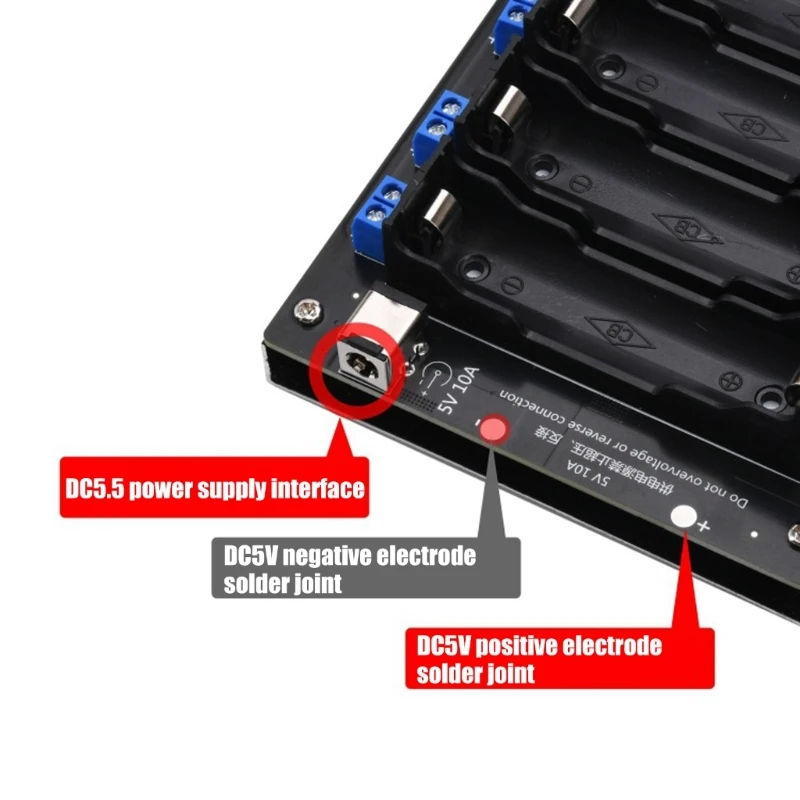 Efficienti analizzatori capacità del tester per batterie litio canali adatti per 18650 con resistenza interna test
