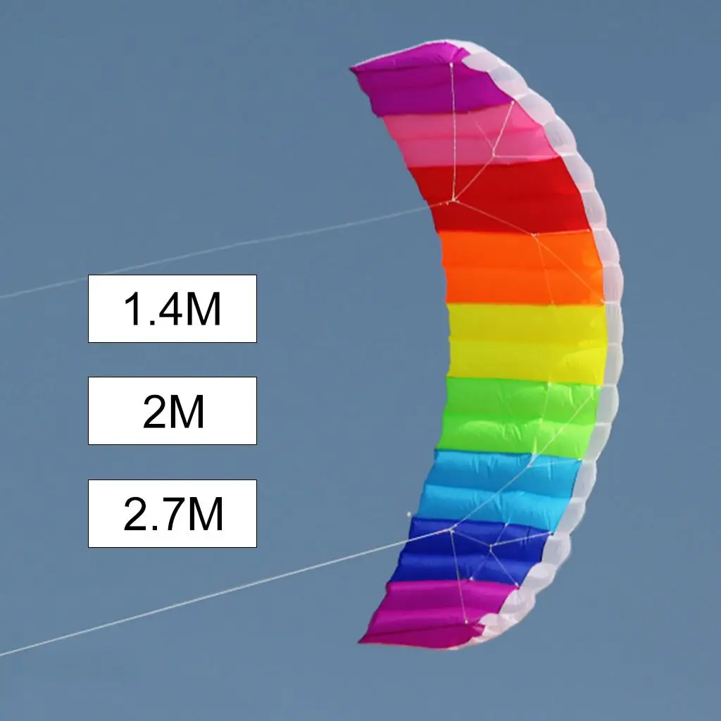 

Large Line Parachute, Outdoor Surfing Kiteboarding Parafoil Fun Toy Fly Wing
