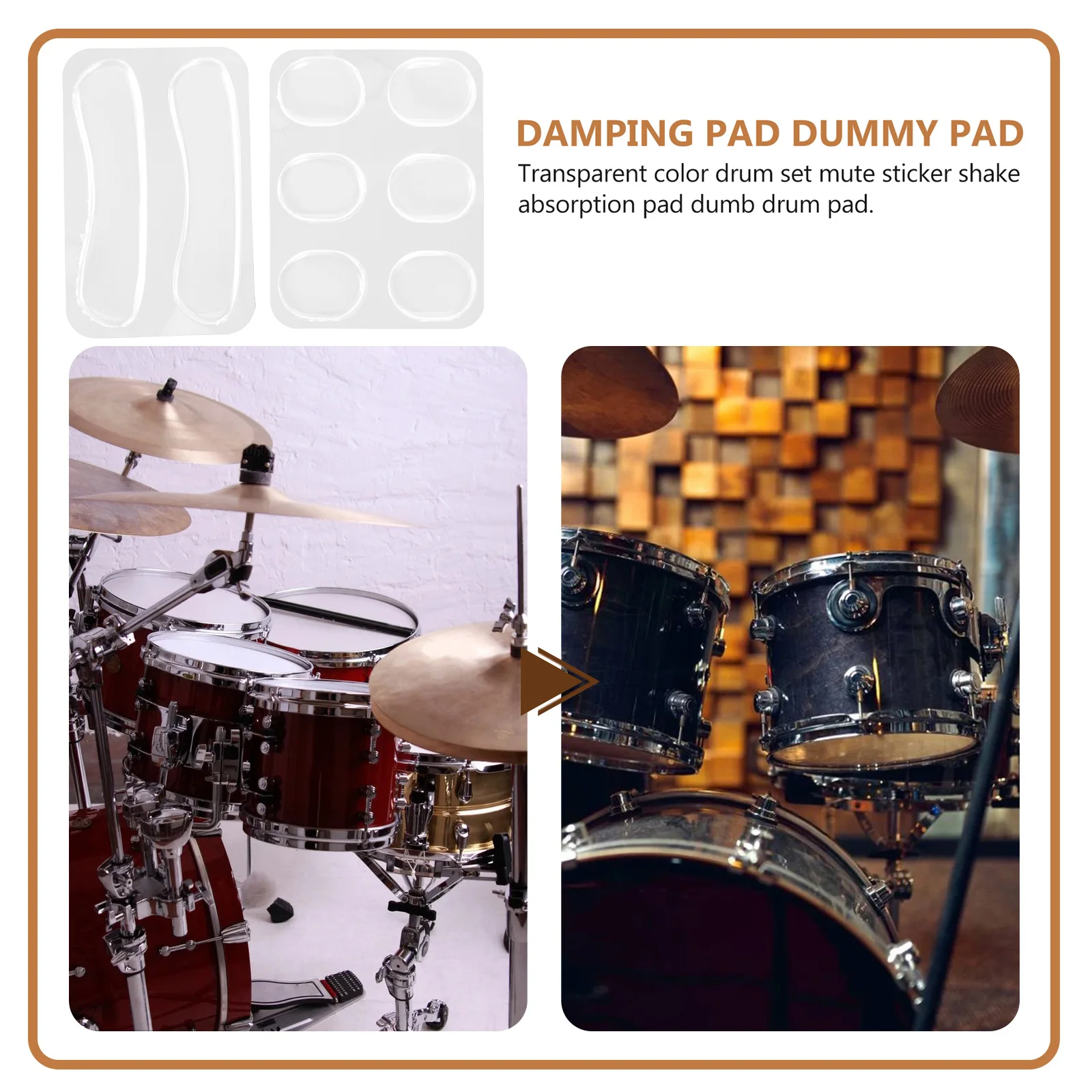 

26Pcs Silicone Drum Dampeners Quiet Pads Overtones Control Snare Bass Drum Set Accessories Pads for Drums Silicone Pad for Drums