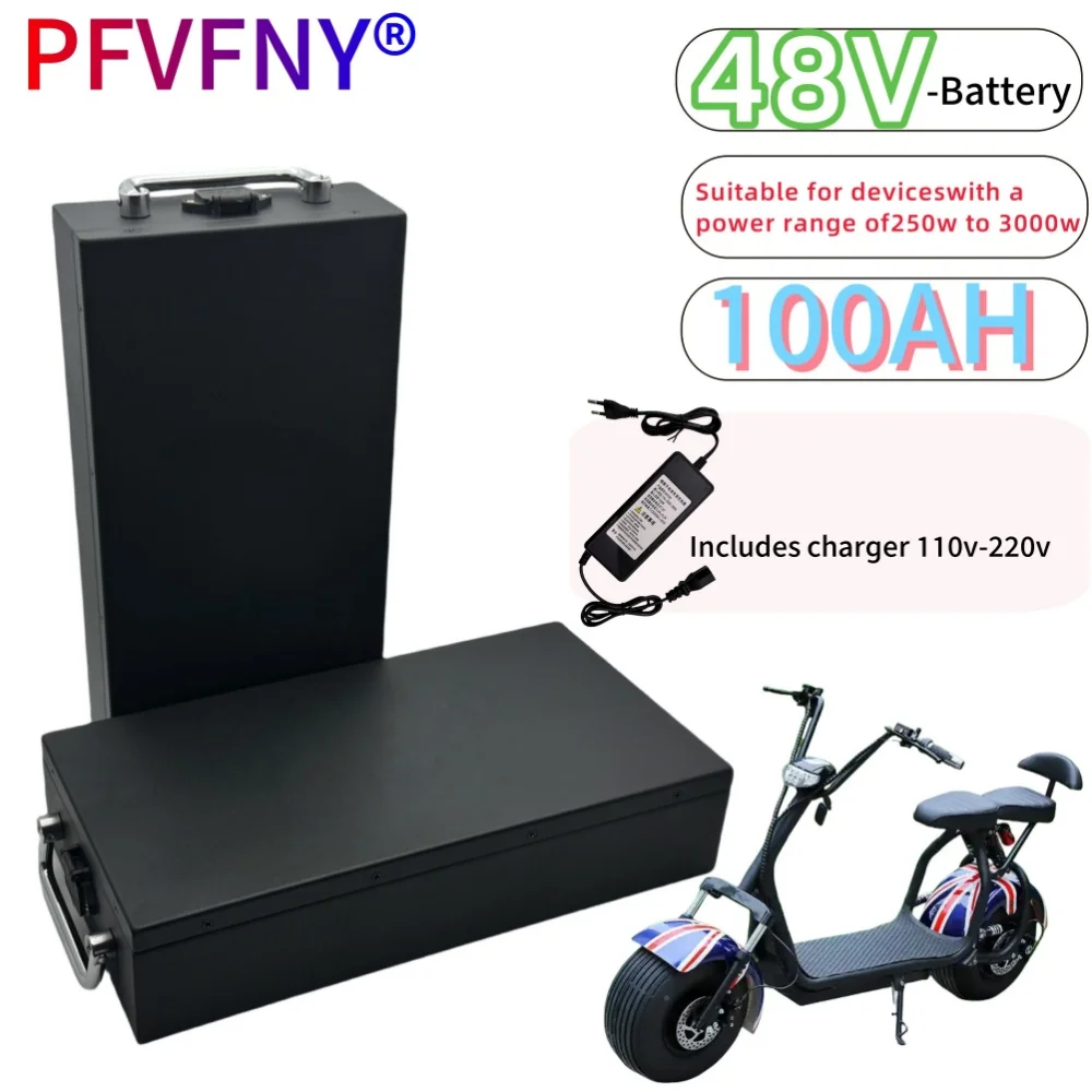

Air fast transportation New Full Capacity Power 18650 Lithium Battery 48V 20ah-100ah Lithium Battery Pack Suitable for 250-3000W