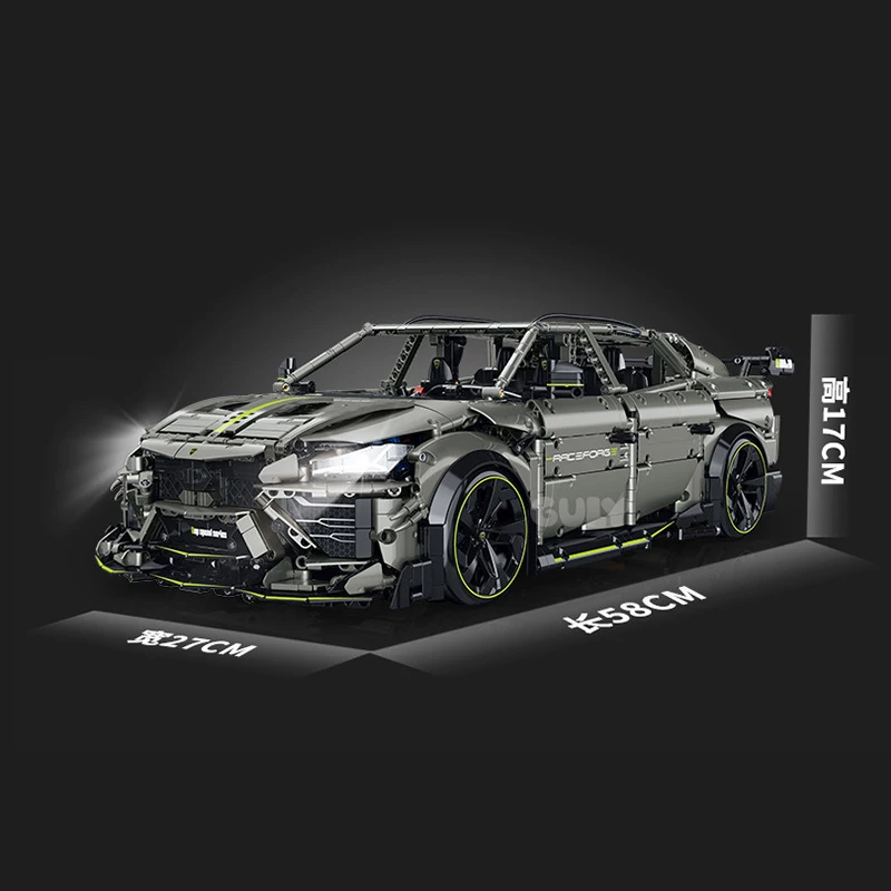 3223-delige MOC Technische 1:8 RC Sportwagen Urus Bouwstenen Model DIY Speelgoed voor Kinderen Verjaardagscadeauset