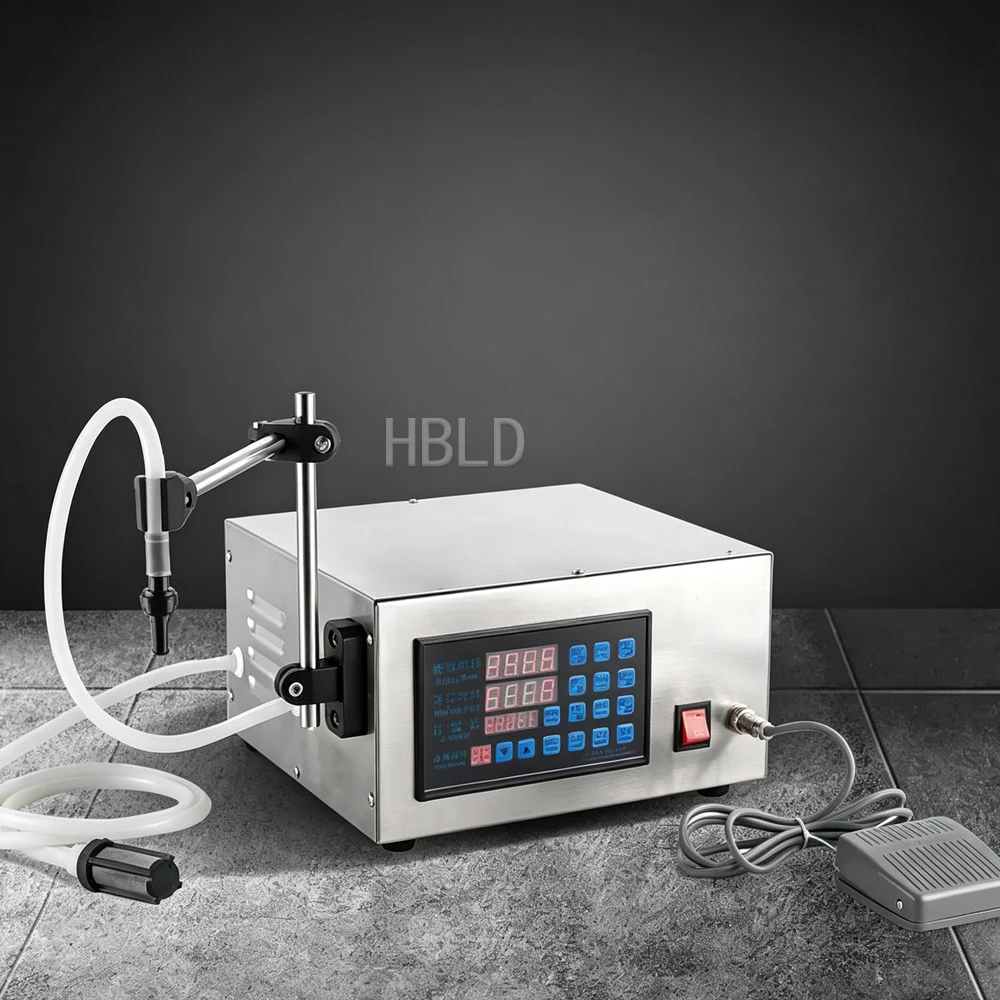Table Type Single Nozzle Edible Essential Oil Weighing Filling Machine Semi-Automatic Cnc Perfume Filling Machine