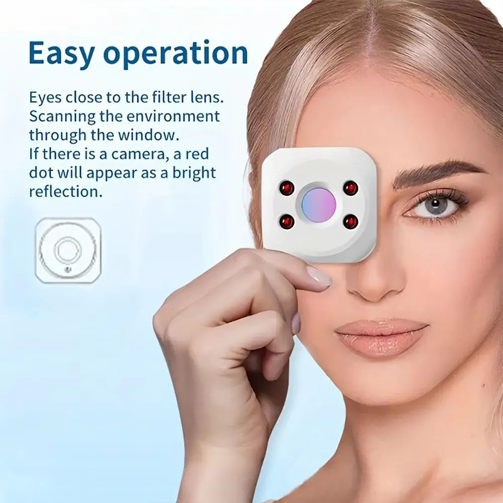 

Мини-камера анти-скрытая для гостиничного шкафчика, общественной ванной комнаты, скрытый объектив-обскура, детектор гаджета F5A8