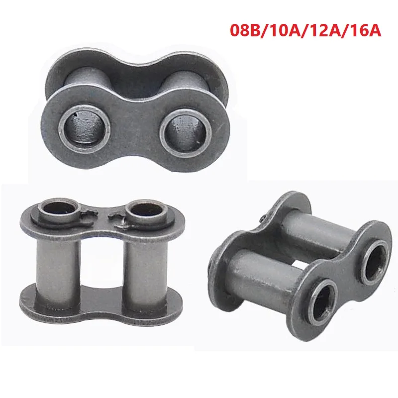 Hollow Pin Chain Link 08B/10A/12A/16A Carbon Steel Chain Link Full Clip