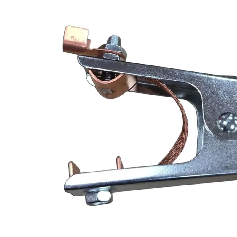 【FLASH-SALE!】Welding Ground Clamp Magnetic Design-300A-Heavy Duty Copper And Silver Finish Accessory For MIG/TIG Applications