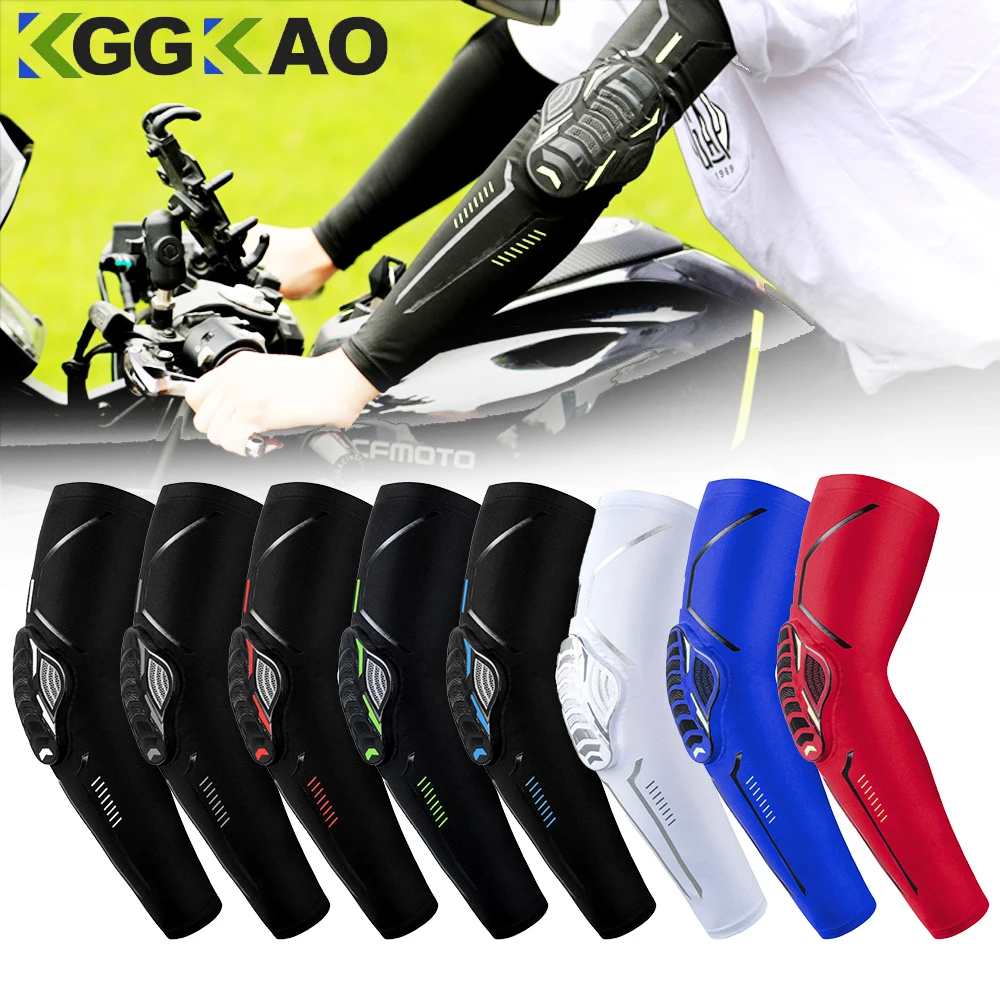 

1Pair Sports Crashproof Compression Elbow Brace Pads Breathable Arm Protector Sleeves for Cycling Basketball Football Volleyball