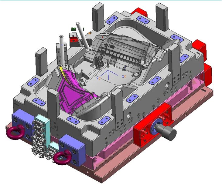 Export Plastic Injection Mold and Molding OEM Plastic Injection Molded Products Assembly Hot Runner Mould Shenzhen China