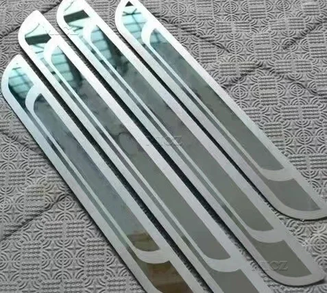 For Peugeot 206 207 208 307 308s 2008 3008 406 408 508 Stainless Steel Door Sill Plate car accessories 2008-2017 car styling