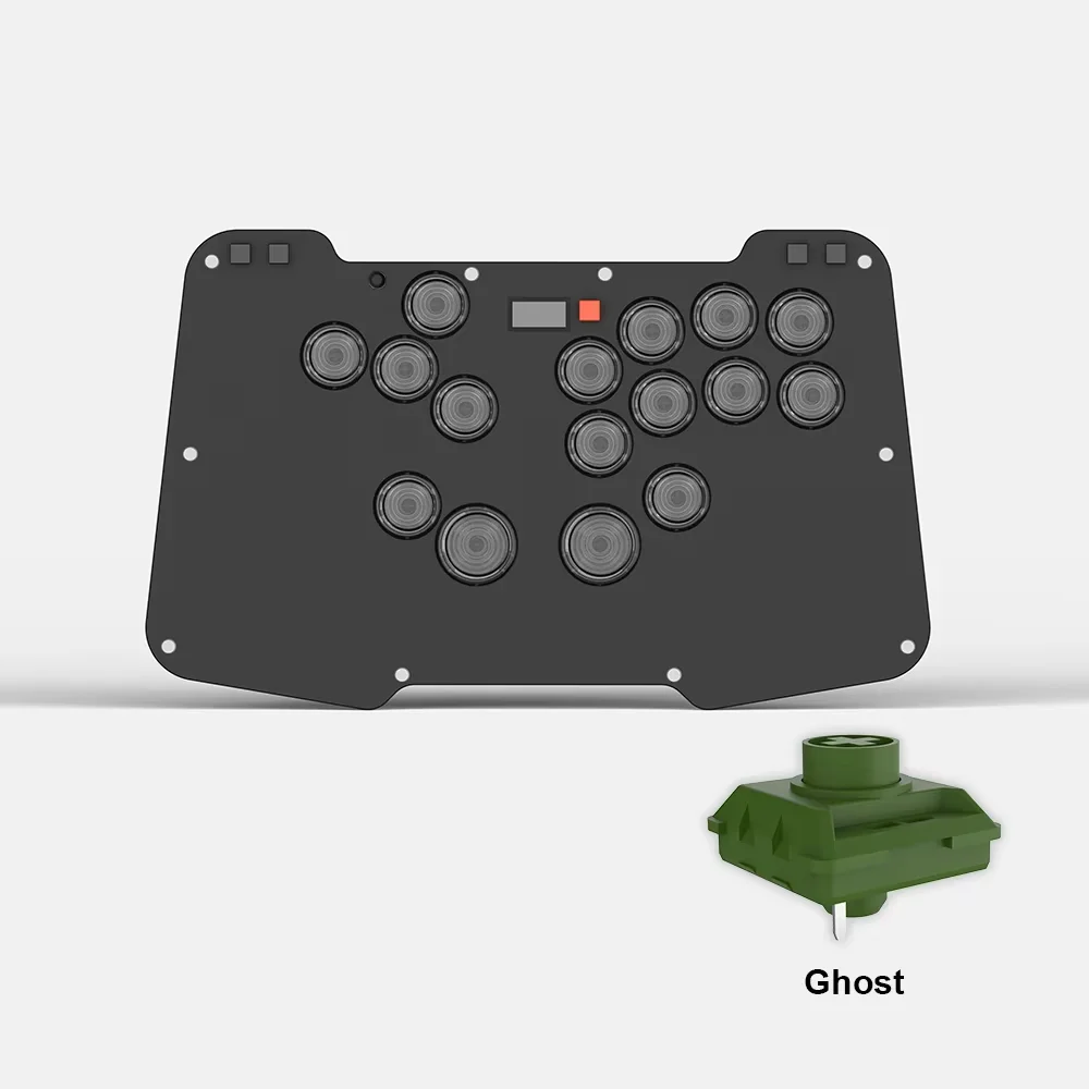 Duelpad Zen16 Ergonomic Leverless Controller Based On GP2040-CE