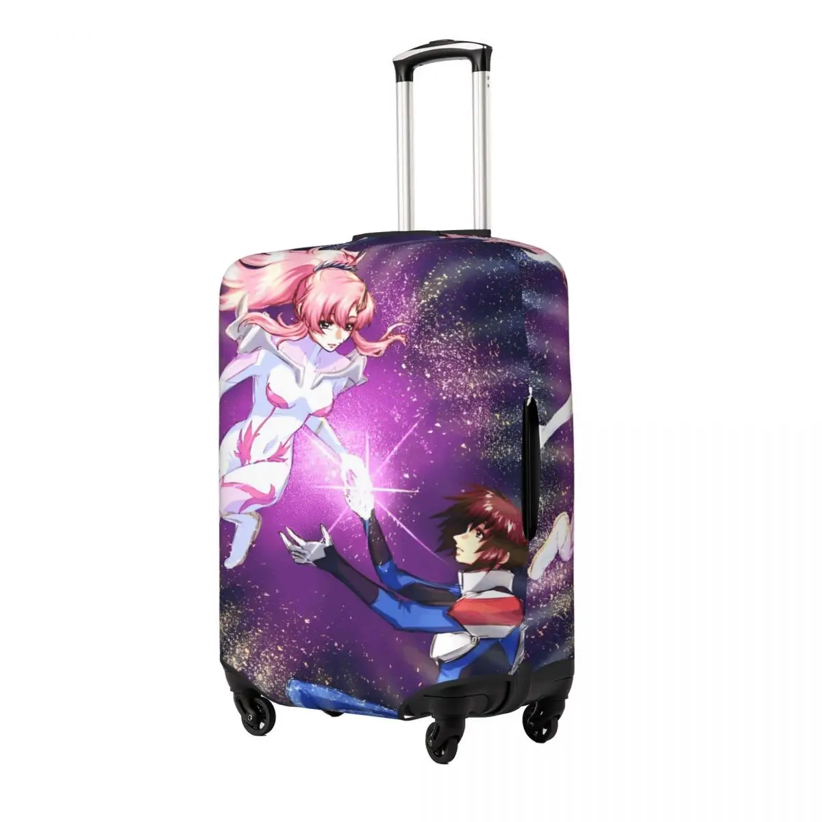 Mobile Suit Gundam 0079 Suitcase Cover Business Holiday Useful Luggage Supplies Protector