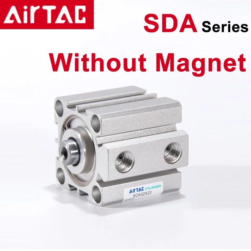 

Airtac SDA12/16/20/25/32/40/50/63/80 Compact Cylinder Without Magnet Female Thread