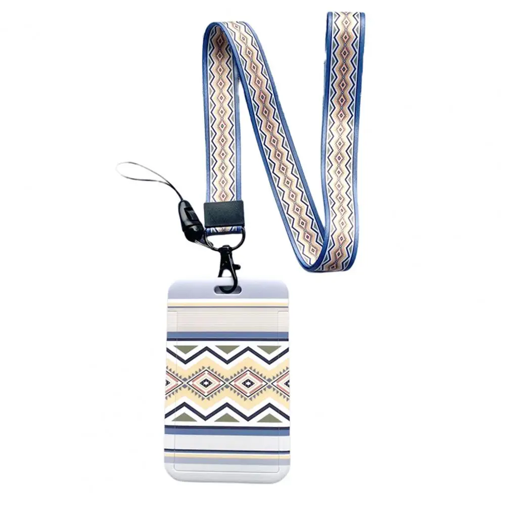 Lightweight  Lovely with String Multi Patterns Card Holder Storage Card Badge Holder Protective   for Kids