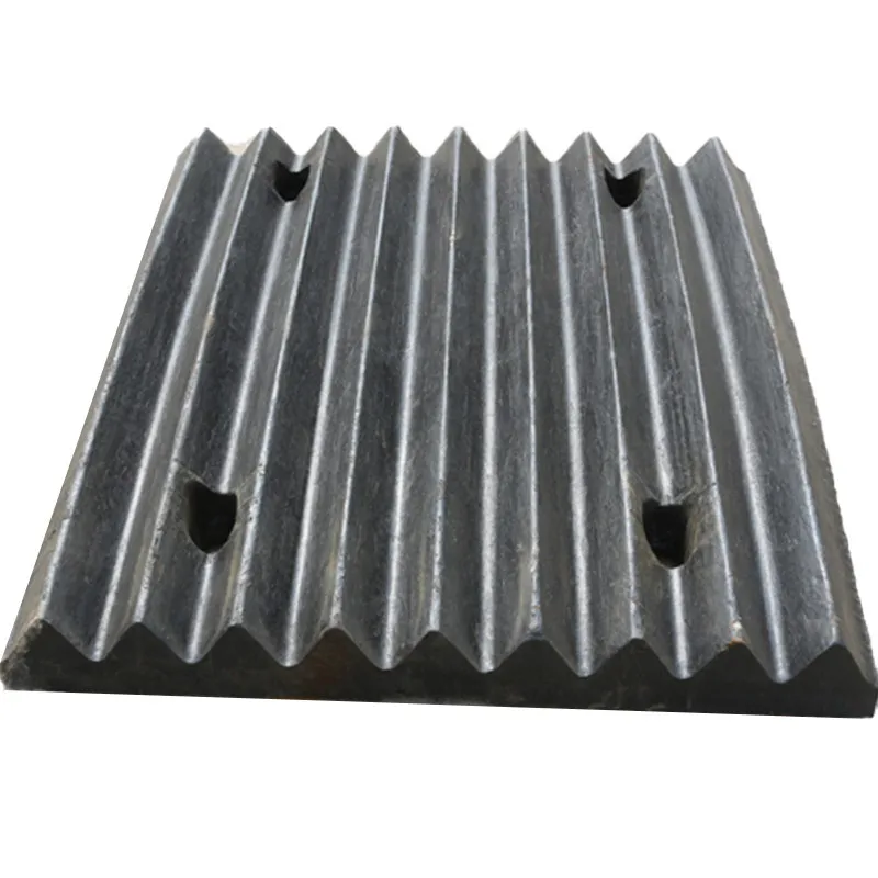 Casting Steel Jaw Crusher Spare Parts Fixed Swing Movable Tooth Toggle Plate