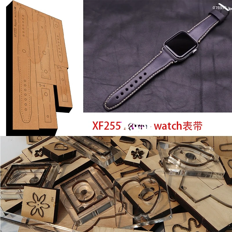 New Japan Steel Blade Wooden Die  Watch band cutting die Leather Craft Punch Hand Tool Cut Knife Mould