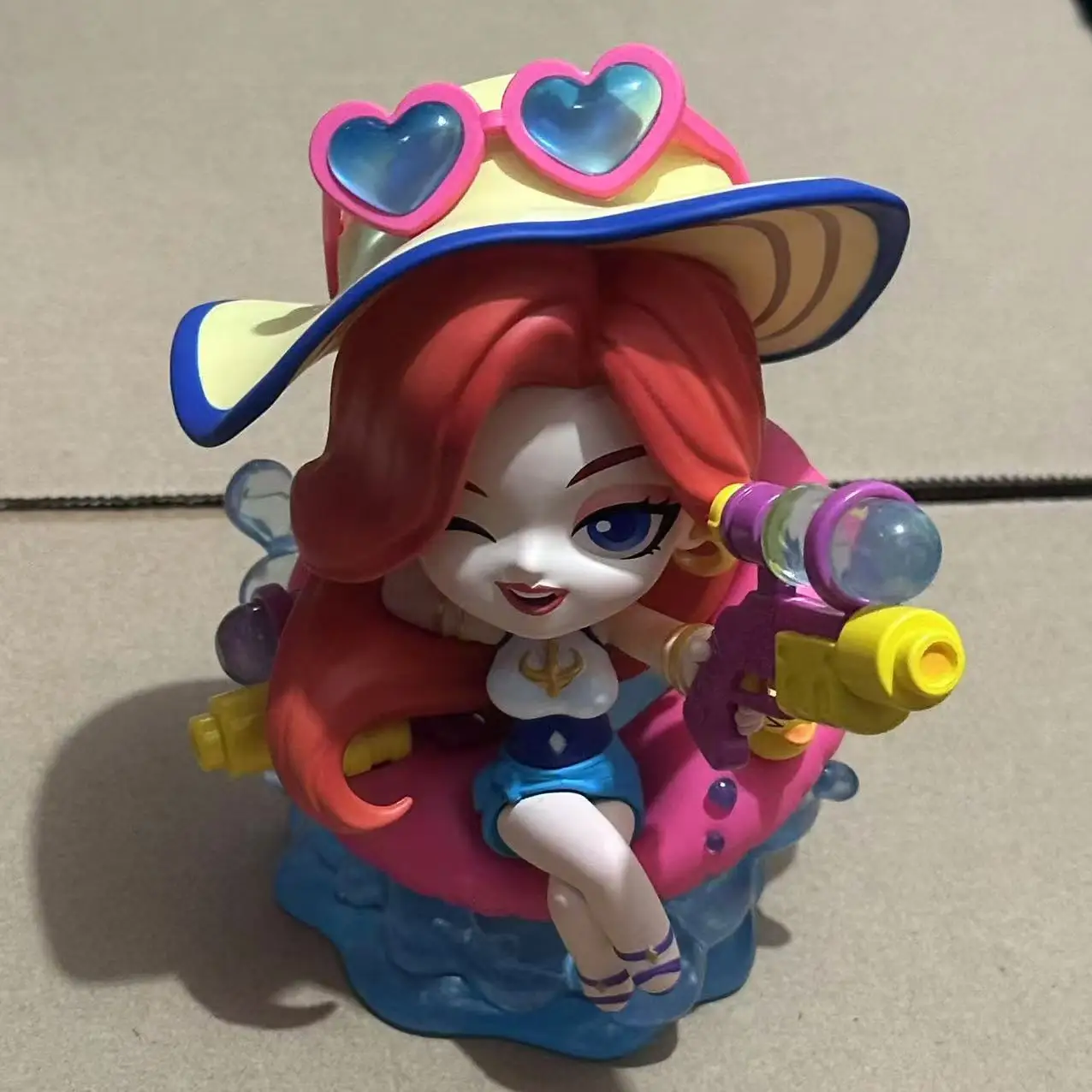 Pool Party Miss Fortune Figure Genuine Original Packaging Brand New（We don\'t have in-game Digital to give away）
