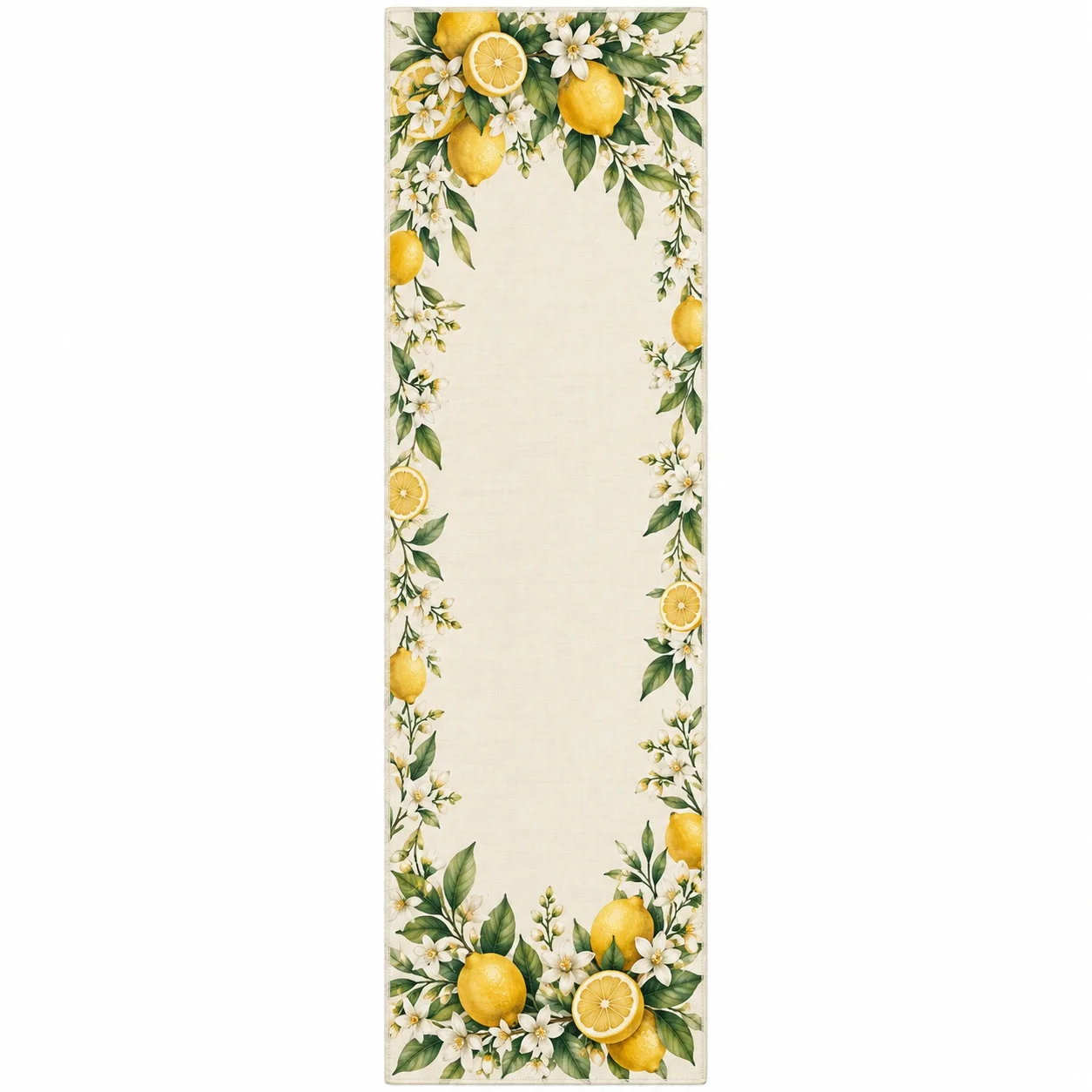Pear Floral Wedding Table Runner Rustic Fruit Table Flag Farmhouse Dining Decor Party Home Kitchen Decoration