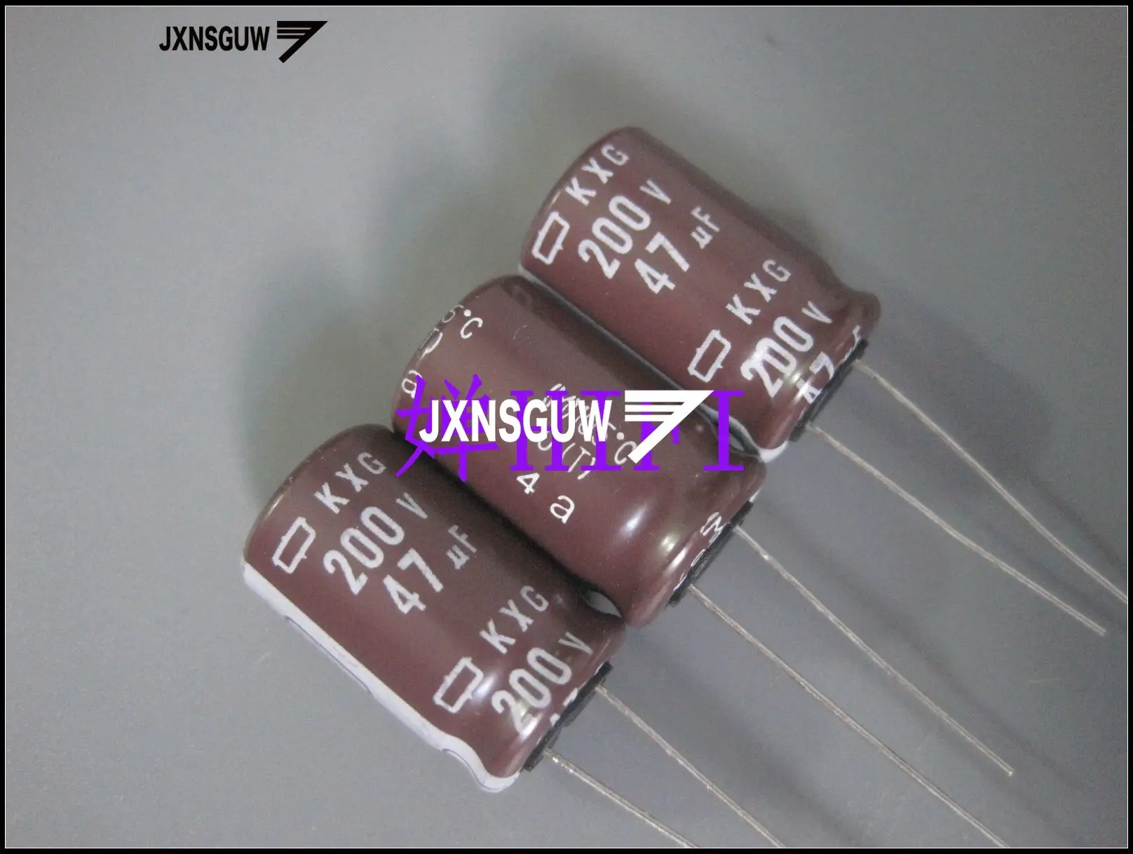 

20PCS NIPPON KXG 200V47UF 12.5X20MM NCC long life electrolytic capacitor 47UF/200V CHEMI-CON 105 degrees 47uF 200V